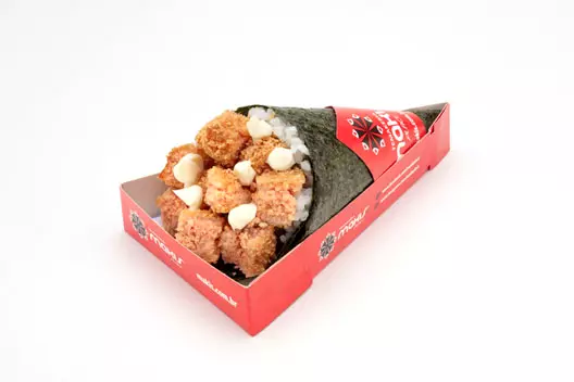 Temakis - Salmão Temperado Empanado Temakis - Salmão Temperado Empanado